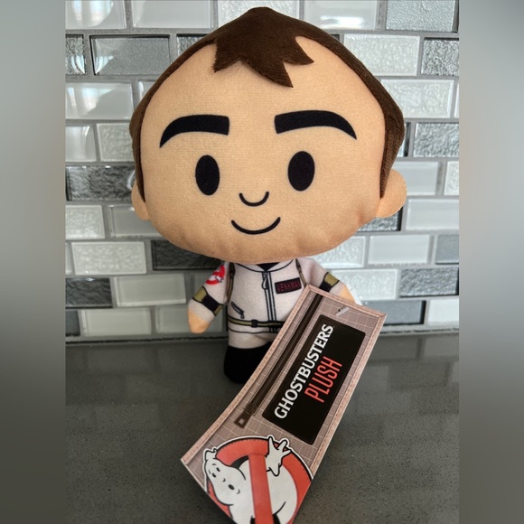 GHOSTBUSTERS Peter Venkman Chibi Big Head Plush Toy Doll Figure / 8โ / BRAND NEW - Picture 3 of 16